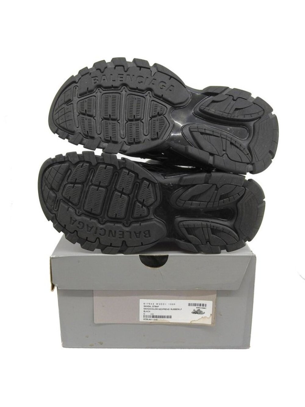 Balenciaga Track Sandals Black 40 - Picture 2 of 6